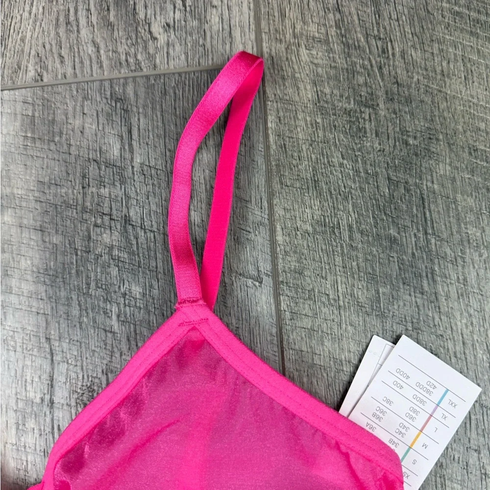 Auden Dark Pink Mesh‎ Bralette